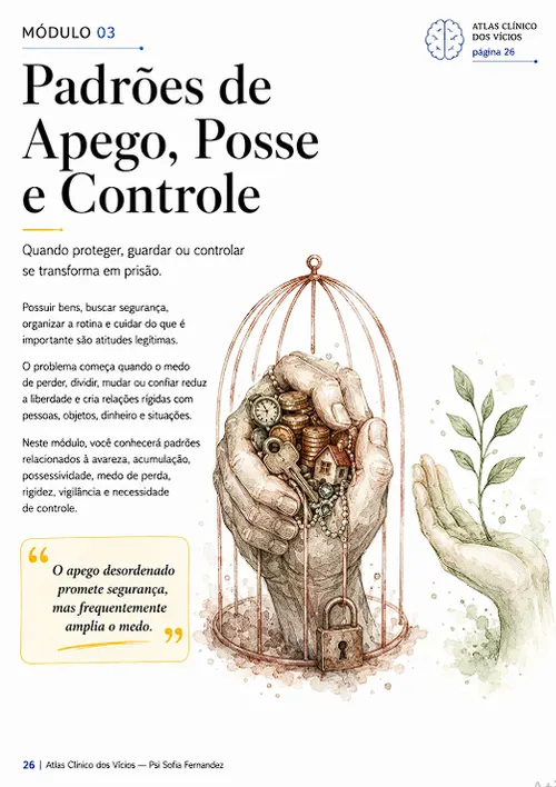 Capa do Módulo 03 — Apego, posse e controle