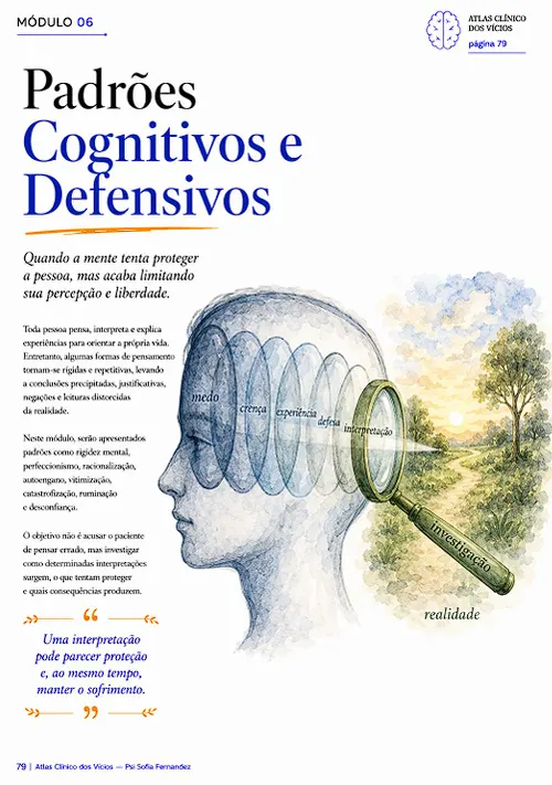 Capa do Módulo 06 — Padrões cognitivos e defensivos