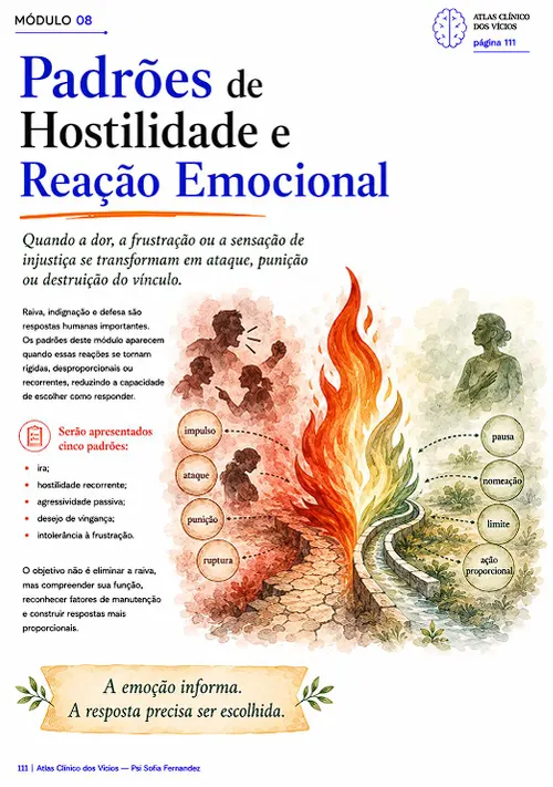 Capa do Módulo 08 — Hostilidade e reação emocional